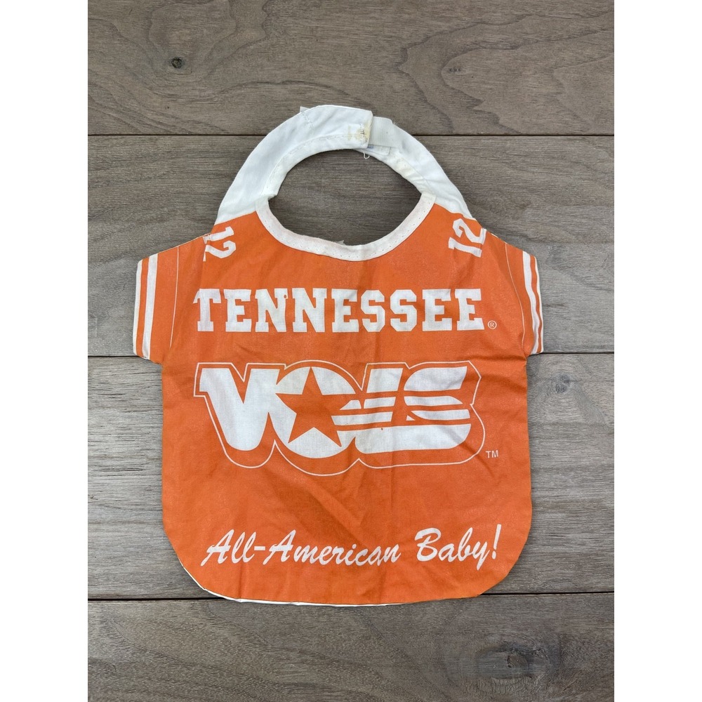 Tennessee Volunteers Baby Bib All-American Licensed Collegiate Terry Waterproof